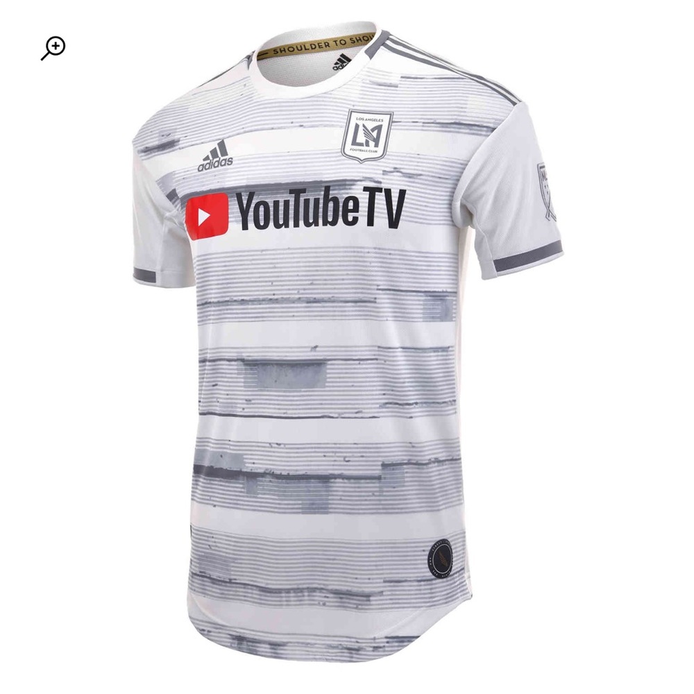 NWT LAFC 2019 WHITE AWAY PRO JERSEY